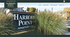 Desktop Screenshot of harrodspointapartments.com