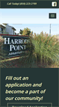 Mobile Screenshot of harrodspointapartments.com